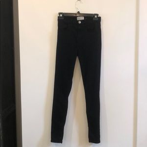 Current Elliot size 25 black skinny jeans